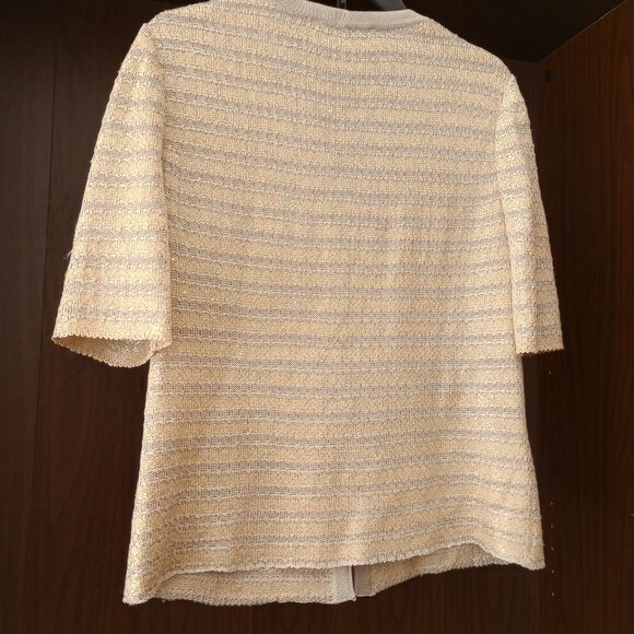 ST JOHN EVENING v-neck button front top jacket Palettes 6 - Picture 2 of 6